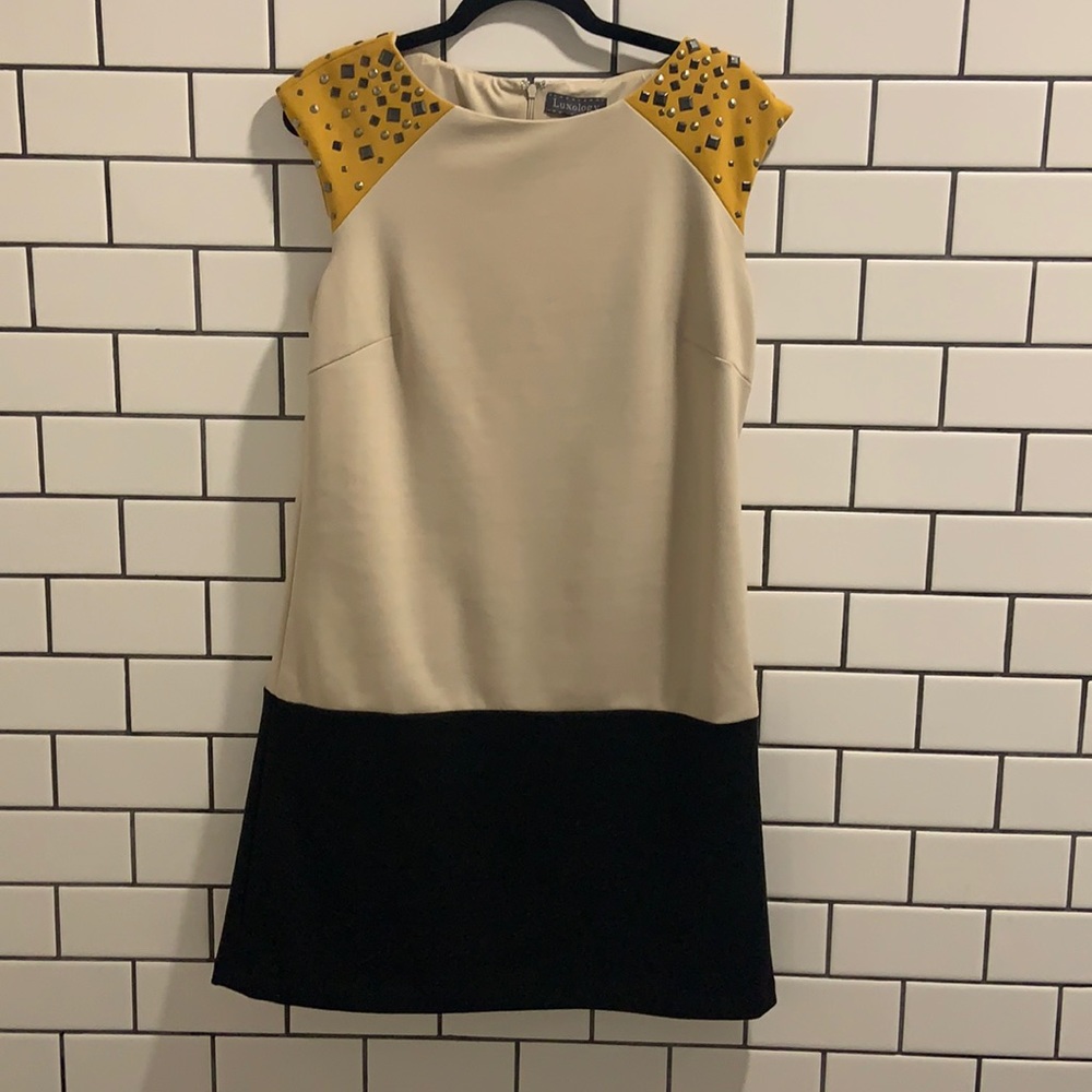 Luxology Studded Shift Dress
